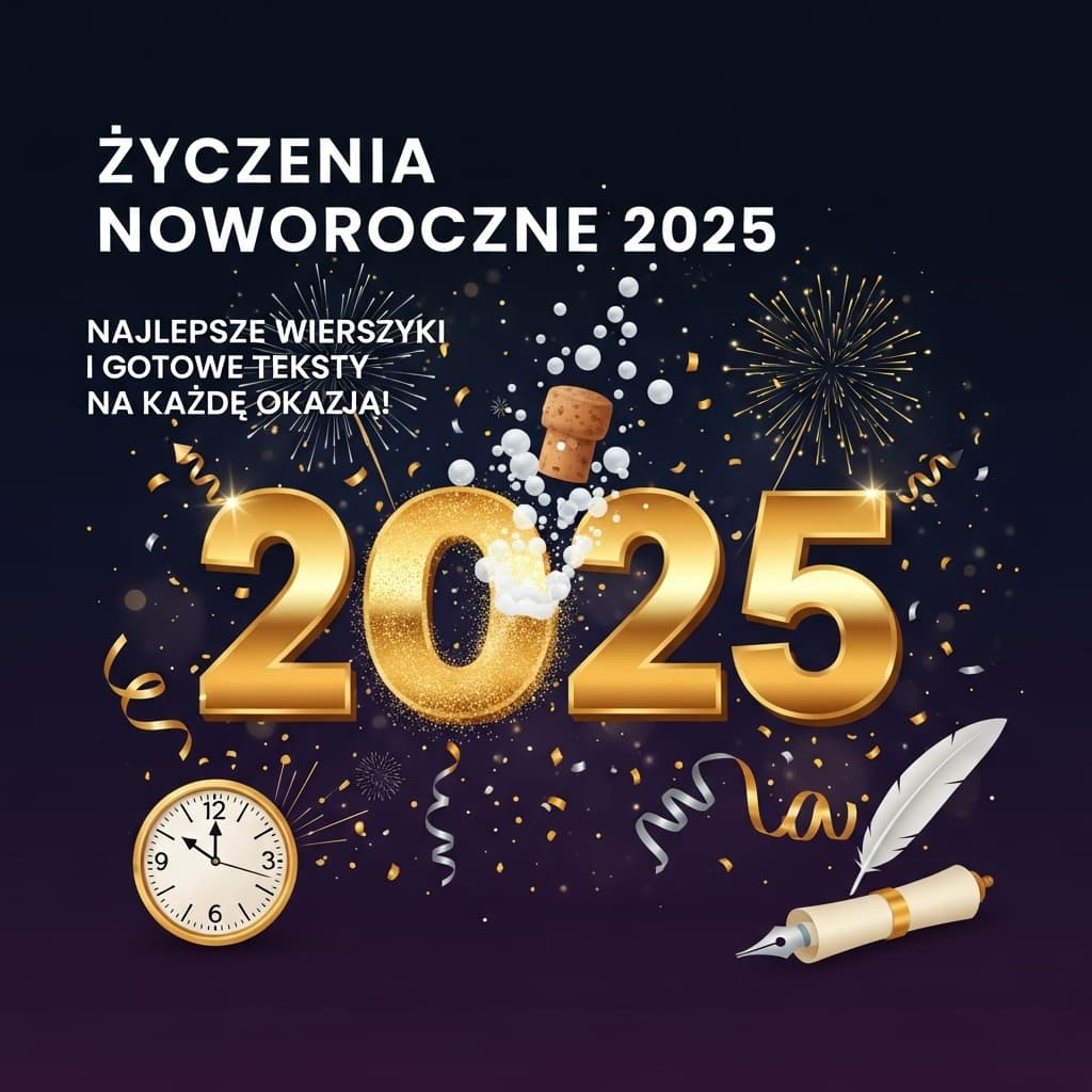 Życzenia Noworoczne 2025: Najlepsze Wierszyki