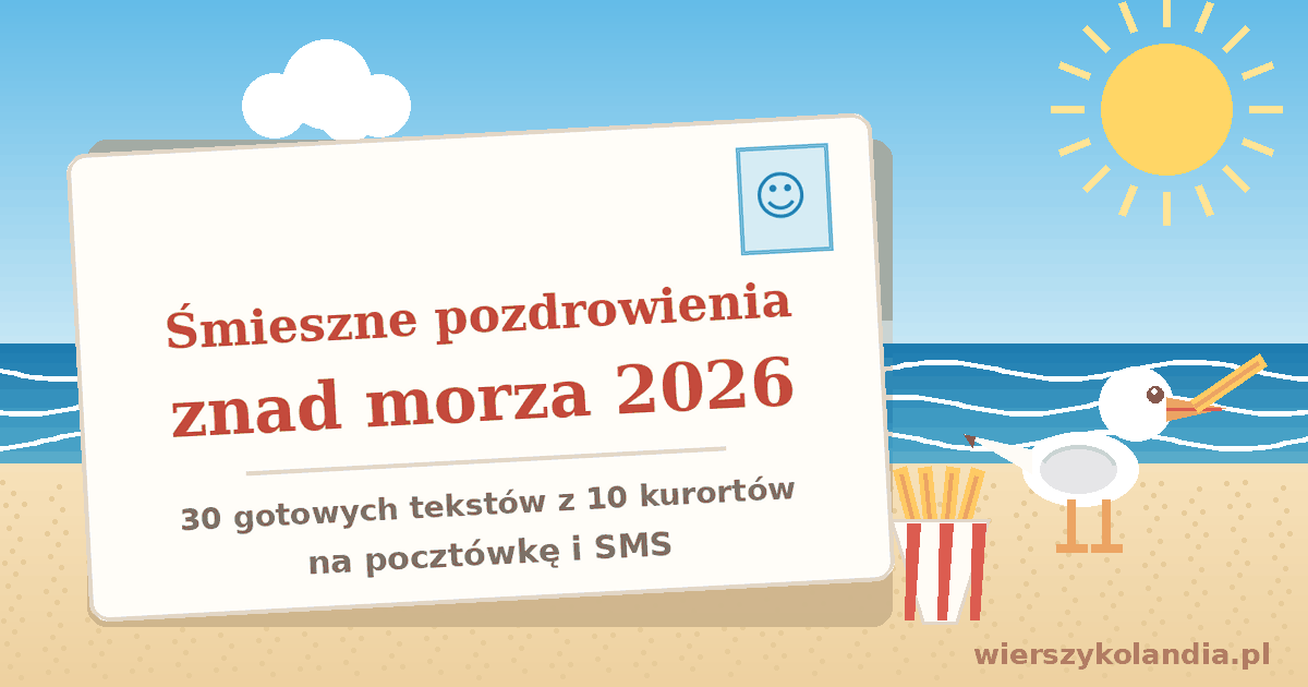 Śmieszne pozdrowienia znad morza – wakacyjna pocztówka z polskiej plaży